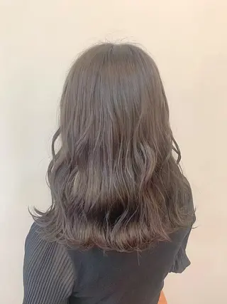 ミディアム カラー ba-boo 広島のヘアスタイル