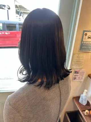 ミディアム 徳 永のヘアスタイル