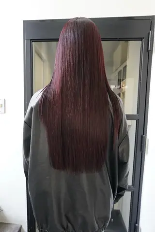 ロング wabi【ワビ】所属・manami/ヘア セット/ハイトーンのヘアスタイル