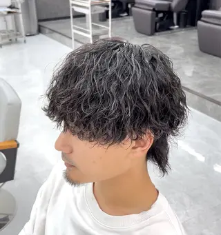 ショート パーマ ヘアアレンジ メンズ フウト/メンズカット /メンズパーマのヘアスタイル