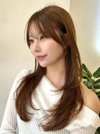 ロング ✨上品可愛い 垢抜けカラー/後藤✨のヘアスタイル