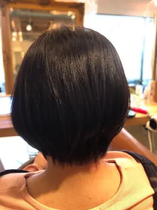 ショート 韓国風カット/ 髪質改善 黒崎のヘアスタイル