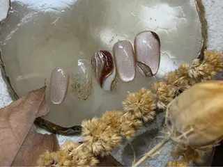 ネイル 小野里 七海のネイルデザイン