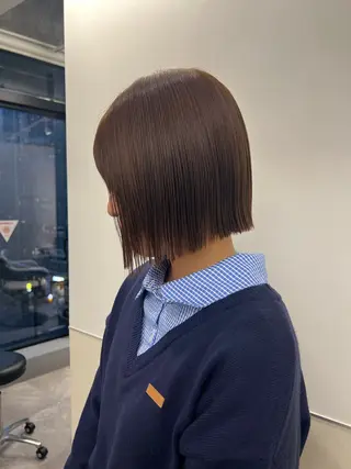 ショート SALOWIN川崎WEST店所属・🌷川崎/アレンジ/ 暖色ボブ/コトネ🌷のヘアスタイル