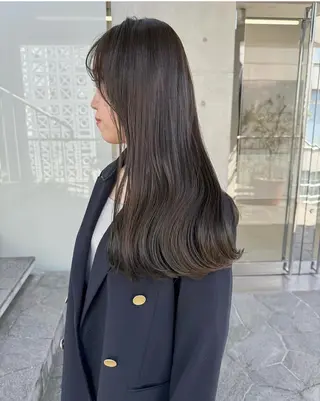 ロング 🎀韓国/艶髪/暗髪 🎀 柚月🫧立川駅のヘアスタイル