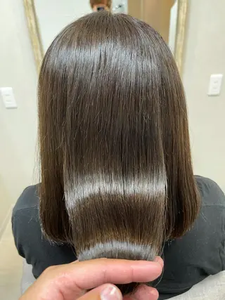 セミロング カラー 池田 雄太 ✨美髪縮毛矯正✨のヘアスタイル