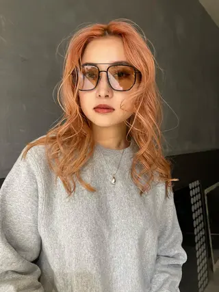 ロング 田中 里奈のヘアスタイル