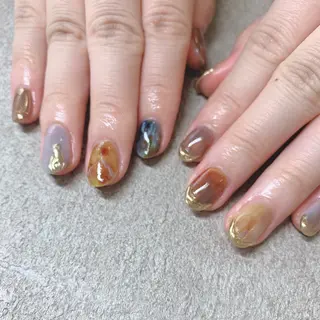 カラー ネイル Cozy_ ilumのネイルデザイン