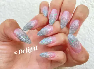 セミロング ネイル ✴︎ Delightのネイルデザイン