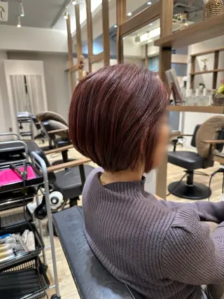 ショート カラー 石原 麻菜のヘアスタイル