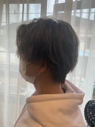 メンズ まろやかカラー🤎 みなとまほのヘアスタイル