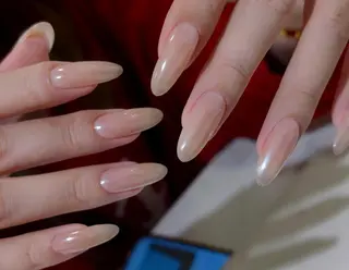 ネイル By moonネイル 🌷ワンホン/韓国風のネイルデザイン