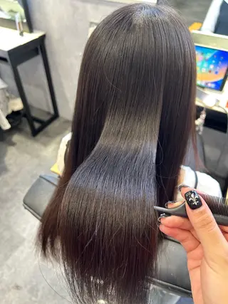 ロング パーマ プルエクステ/インナ ーカラー🦊はるなのヘアスタイル