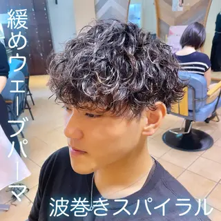 ショート パーマ メンズ すげ さやかのヘアスタイル