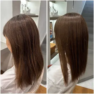 セミロング ながの みさきのヘアスタイル