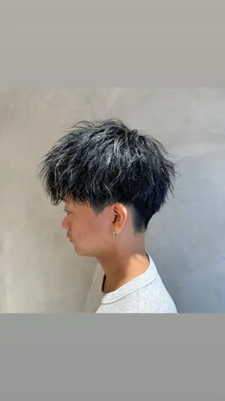 ショート パーマ メンズ nico TOKYO 横浜所属・横浜/レイヤー/ カネコのヘアスタイル