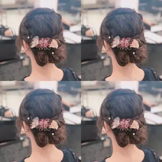 ミディアム ヘアアレンジ 🌷MAYU 🌷のヘアスタイル