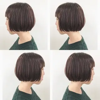 ショート ショートヘア、ボブ こやさん　コヤマのヘアスタイル