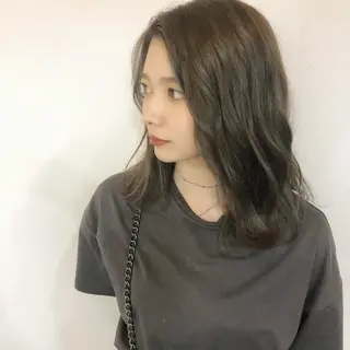 セミロング 朝重 康希のヘアスタイル