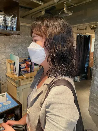 ミディアム パーマ お任せヘア☘️☘️ 及川渚のヘアスタイル