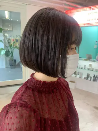 ショート 🧨ブリーチー×ボブ レイヤー💎じゅえるのヘアスタイル