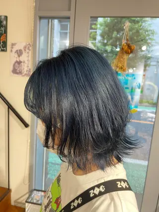 ミディアム カラー パーマ 海外レイヤー 🇺🇸/ヒナコのヘアスタイル