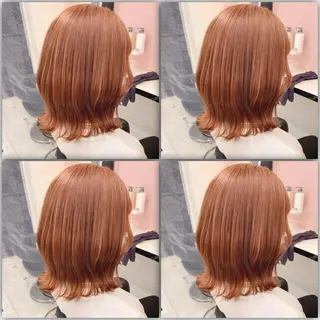 ロング カラー ダブルカラー 韓国ヘアKYONのヘアスタイル