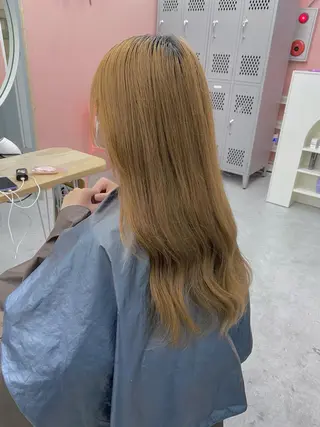 ミディアム カラー メンズ soi所属・ケアブリーチ/ツヤ髪 /ハイトーン/西村のヘアスタイル