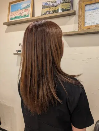 カラー 吉田 彩のヘアスタイル