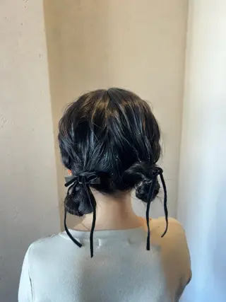 ヘアアレンジ レディース特化 ナチュラル☘︎︎芹七のヘアスタイル