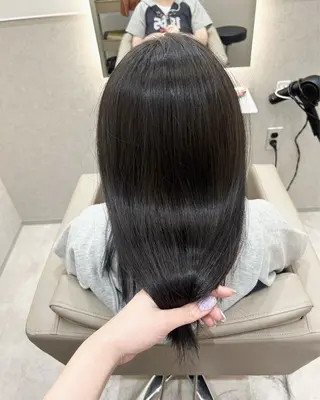 ロング カラー 韓国ヘア nanahaのヘアスタイル