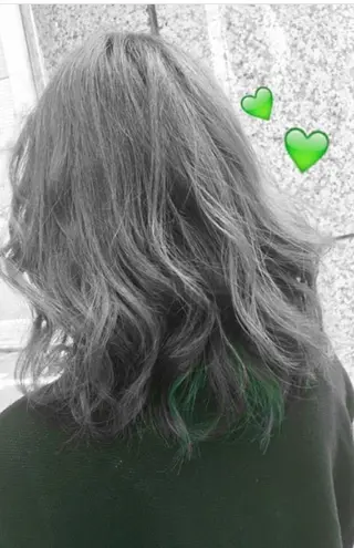 ミディアム カラー 💘カラー人気Ｎｏ. １💘SAYAのヘアスタイル