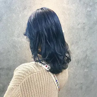 ミディアム 所渉/韓国レイヤー /ウルフカットのヘアスタイル