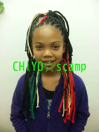 ロング ヘアアレンジ マツエク・マツパ キッズ scamp ★のヘアスタイル