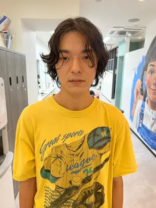 パーマ メンズ THE SUITS  BROTHERS 金山所属・坂口 敬志朗のヘアスタイル