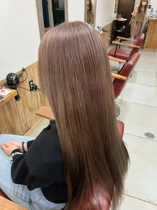 ロング カラー 🌈ダブルカラー🌈 💚みやのしんじ💚のヘアスタイル