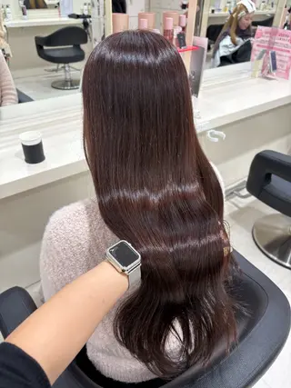セミロング カラー ヘアアレンジ 💟RINNA 艶カラー💟のヘアスタイル