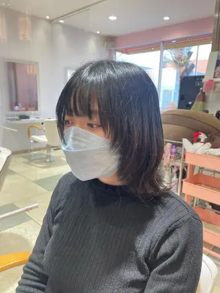 ミディアム 【史上最高】口コミ No.1/ナツキのヘアスタイル
