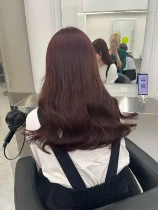 ロング 💗韓国暖色ヘア NO.1💗🪽のヘアスタイル