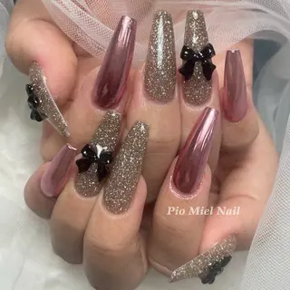 ネイル HANA 長さだしのネイルデザイン