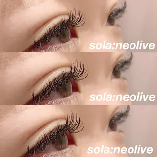 マツエク・マツパ sola: neolive山崎のマツエク・マツパデザイン