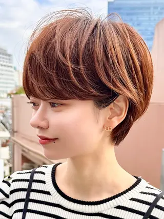 ショート カラー 坂本 広大のヘアスタイル