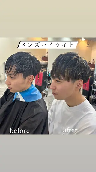 ショート カラー メンズ charme所属・💈メンズカット ✂︎伊藤大輝💈のヘアスタイル