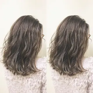 ミディアム カラー ヘアアレンジ キッズ ネイル マツエク・マツパ AUBE HAIRazul吉祥寺所属・綺麗な髪質にしたい方 限定🌈清水 祥のヘアスタイル