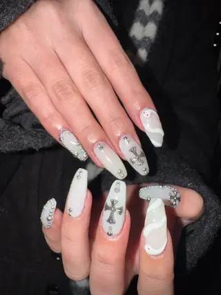 ネイル MITSUKI🪡 海外/個性派/ロングのネイルデザイン