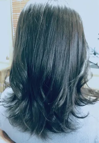 セミロング カラー fossette hair&eyeのマツエク・マツパデザイン