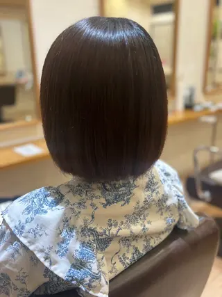 ミディアム すなが/パーマカット モデル募集中のヘアスタイル