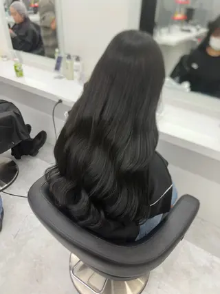 ロング パーマ ヘアアレンジ メンズ ♥️韓国ヘア レイヤー♥️ゆりのヘアスタイル