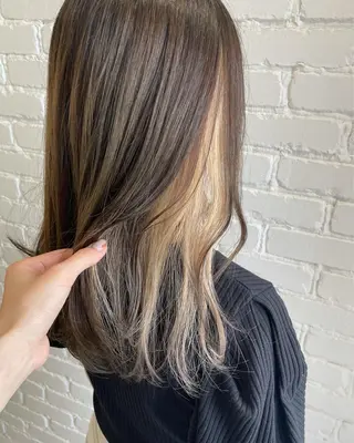 ミディアム 🌿透明感カラー 松本麻里奈🌼のヘアスタイル