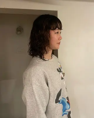 ミディアム パーマ 原宿/ケパーマ 🧺ユウマのヘアスタイル